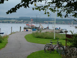 Bjørnø med udsigt mod Faaborg